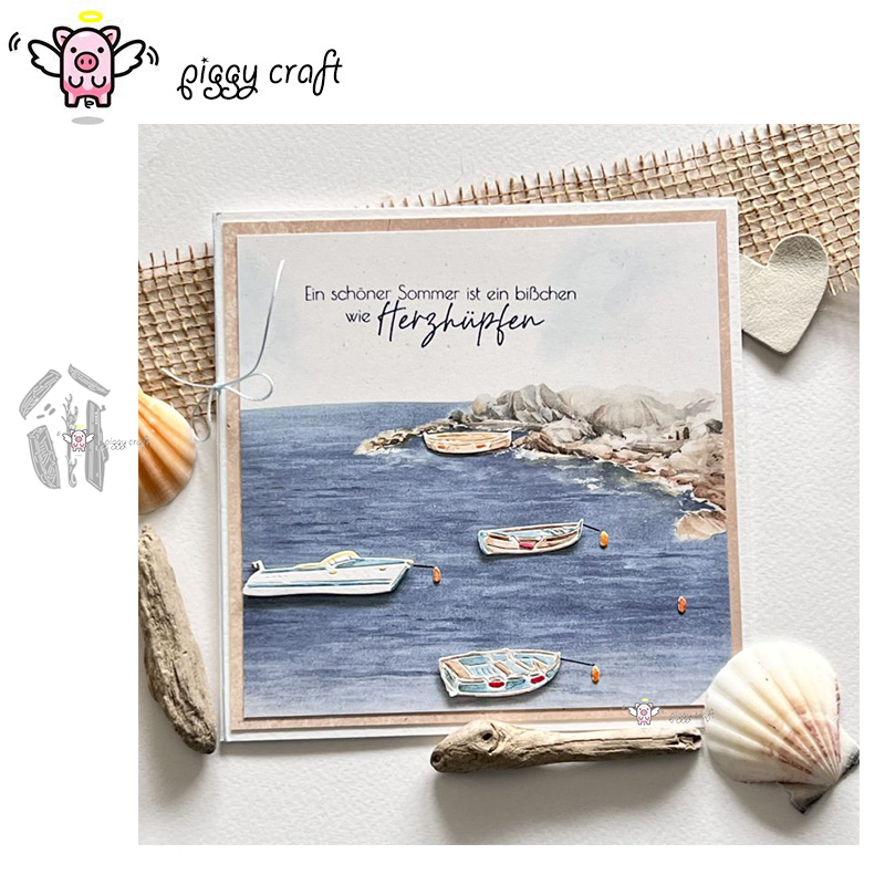Piggy Craft metal cutting dies - đánh giá và giá Fishing Boat Trailer