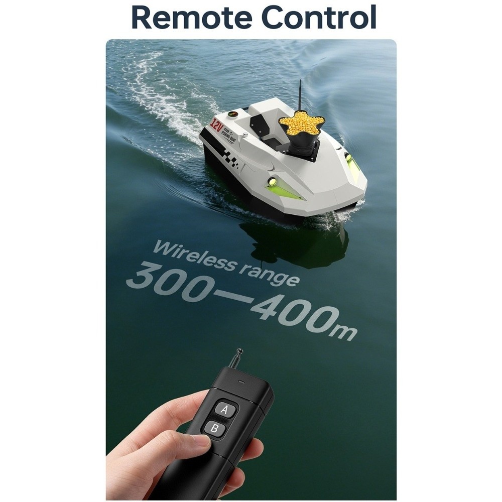 2.4GHz Wireless RC Boat Bait D - đánh giá và giá Fishing Boat Anchor Winch